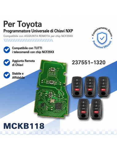 ADATTATORE NXP KILLER PER TOYOTA